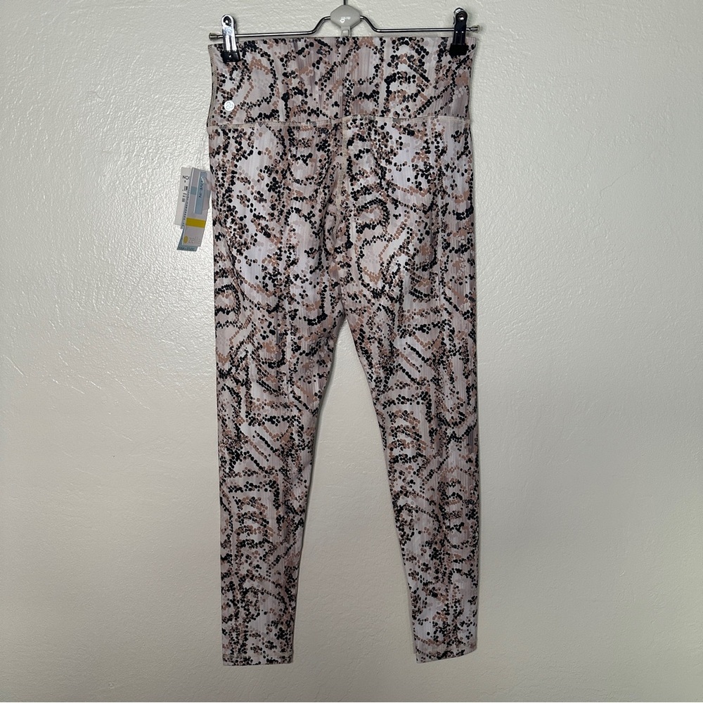 NWT Zelle Snakeskin Print Leggings Size Small